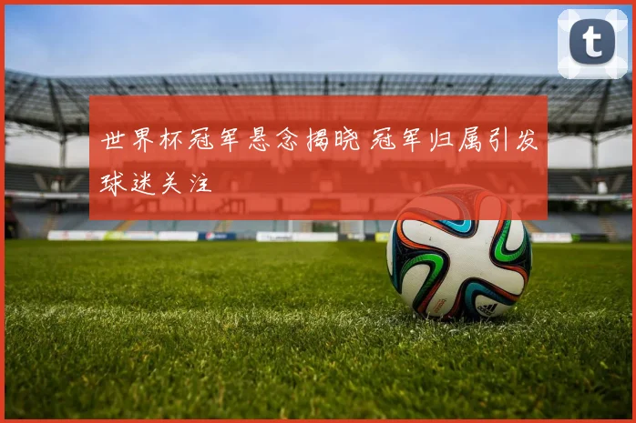 世界杯冠军悬念揭晓 冠军归属引发球迷关注