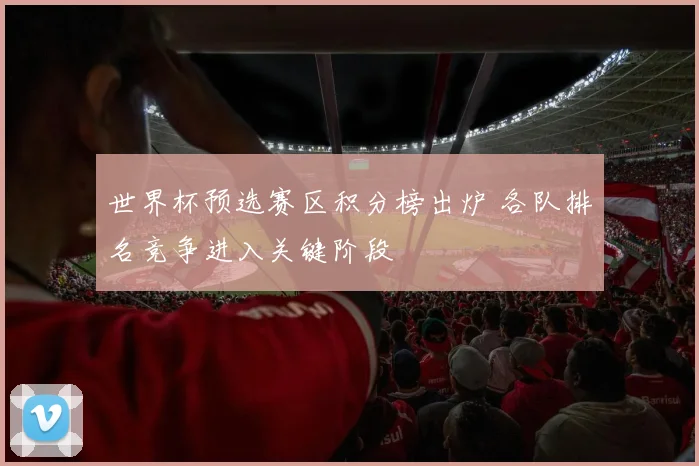 世界杯预选赛区积分榜出炉 各队排名竞争进入关键阶段